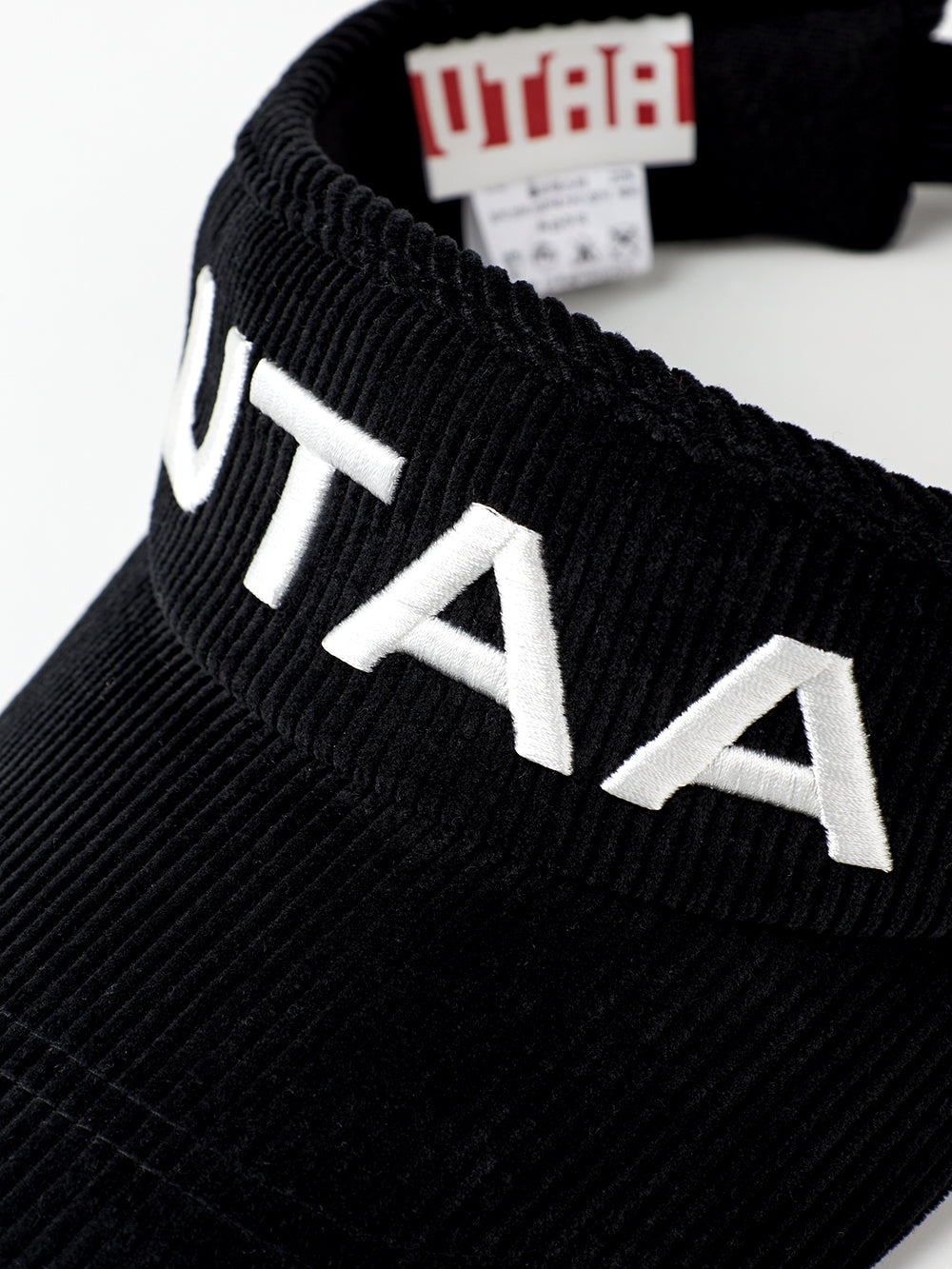 ユタ コーデュロイロゴサンバイザー (女性用)