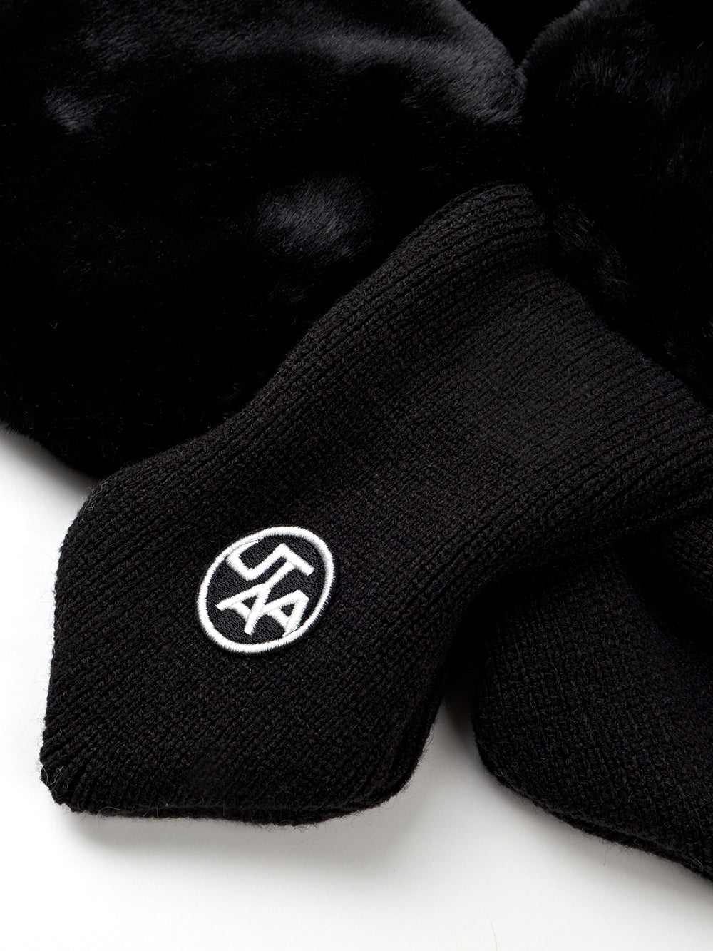 ユタ ベーシックシンボルスノーファーニットマフラー (女性用)