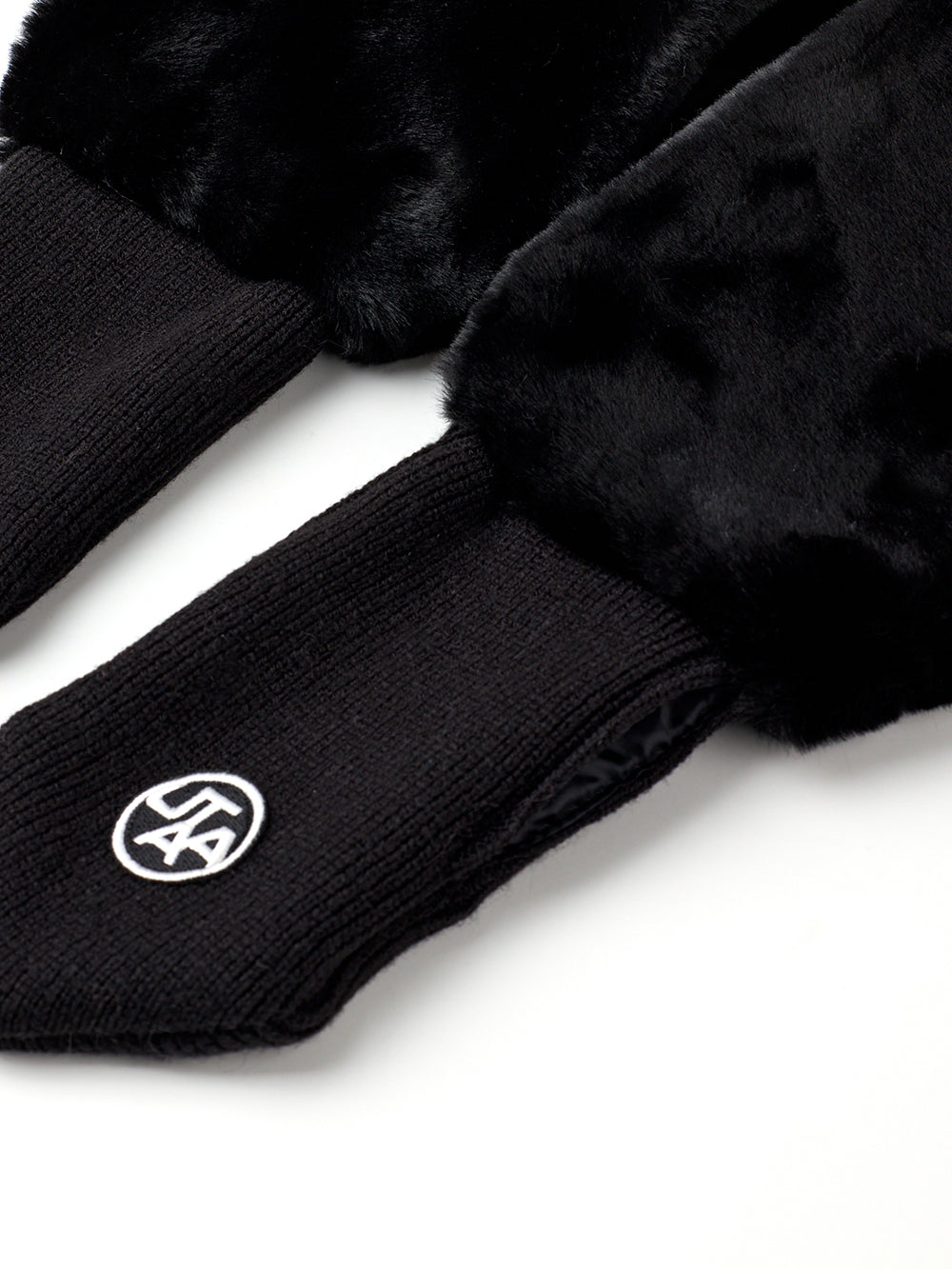 ユタ ベーシックシンボルスノーファーニットマフラー (女性用)