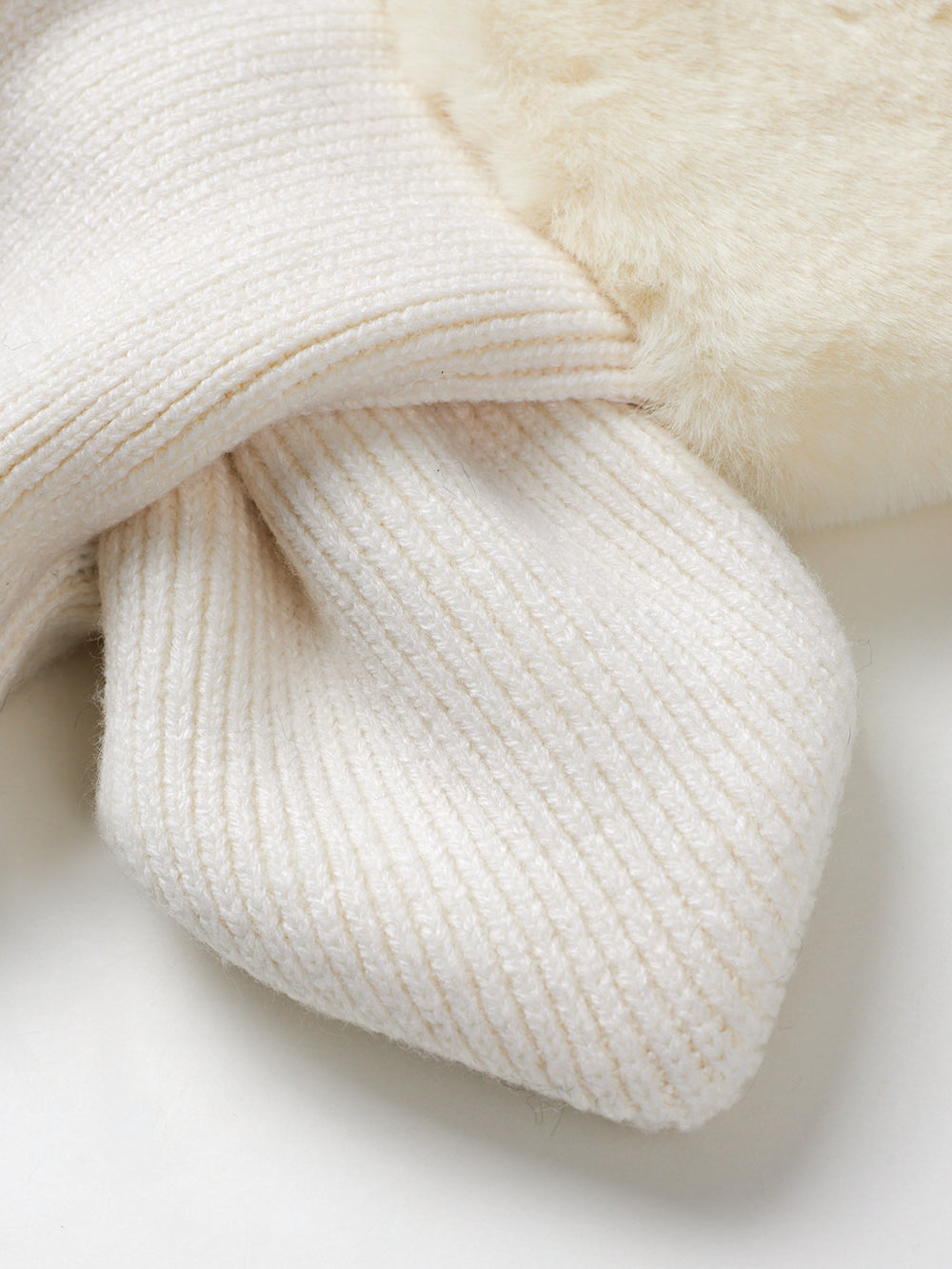 ユタ ベーシックシンボルスノーファーニットマフラー (女性用)