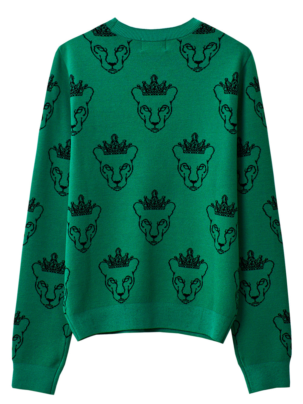 ユタ クラウンパンサーワッペンパターンニット (男性用)