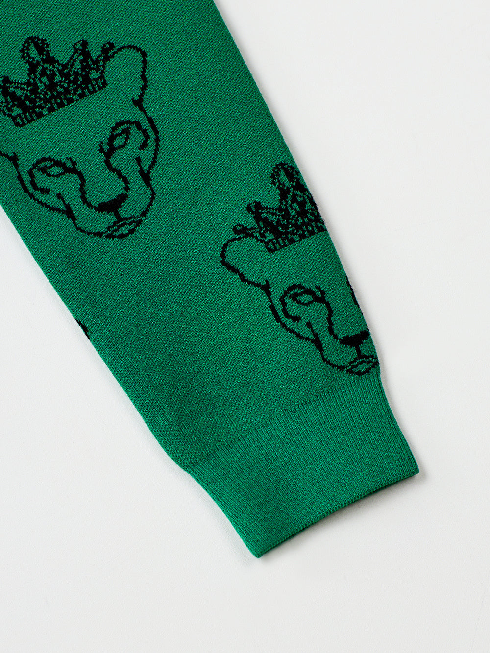 ユタ クラウンパンサーワッペンパターンニット (男性用)