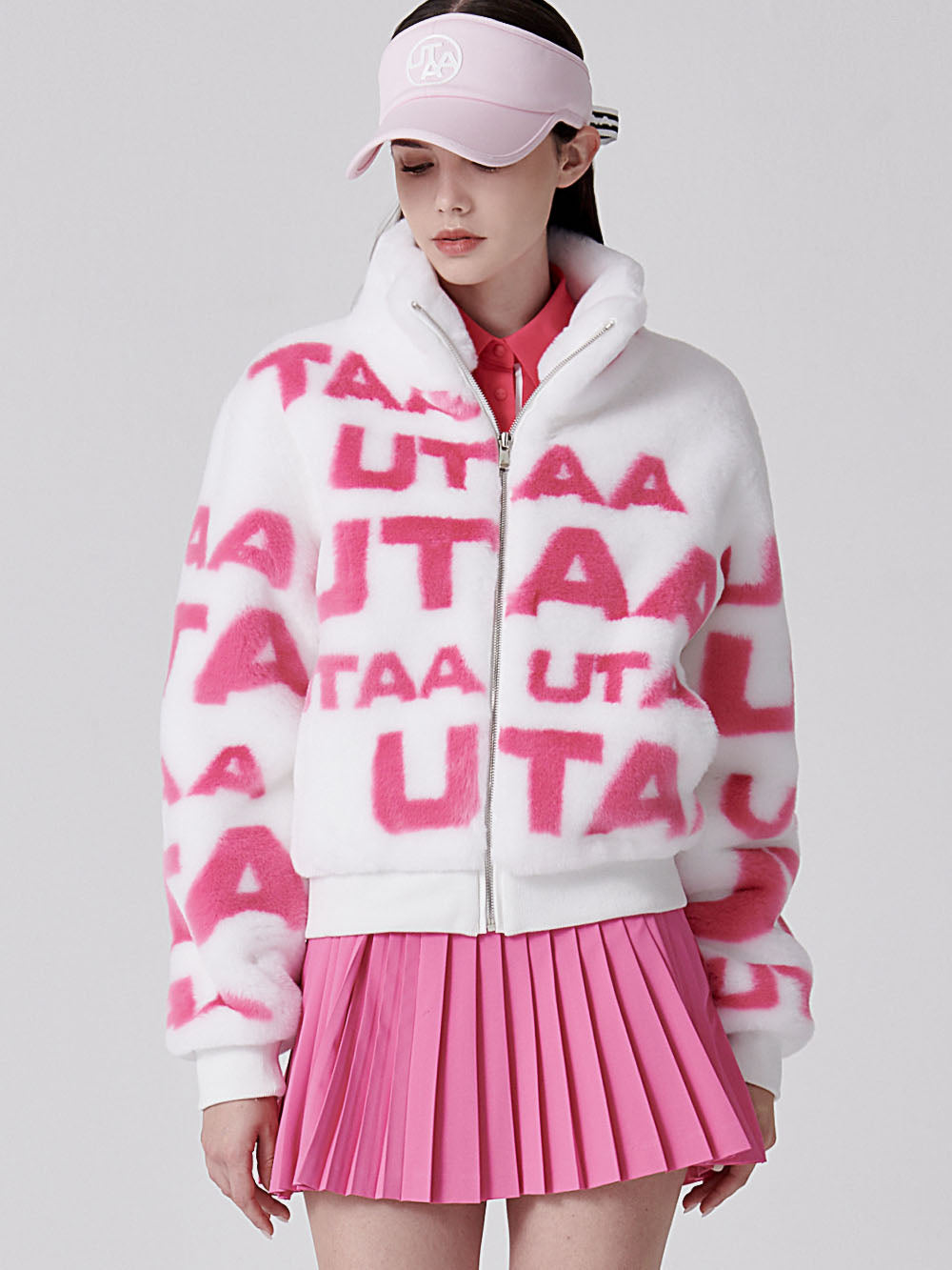 UTAA Signalロゴファージャケット ホワイト : Women's