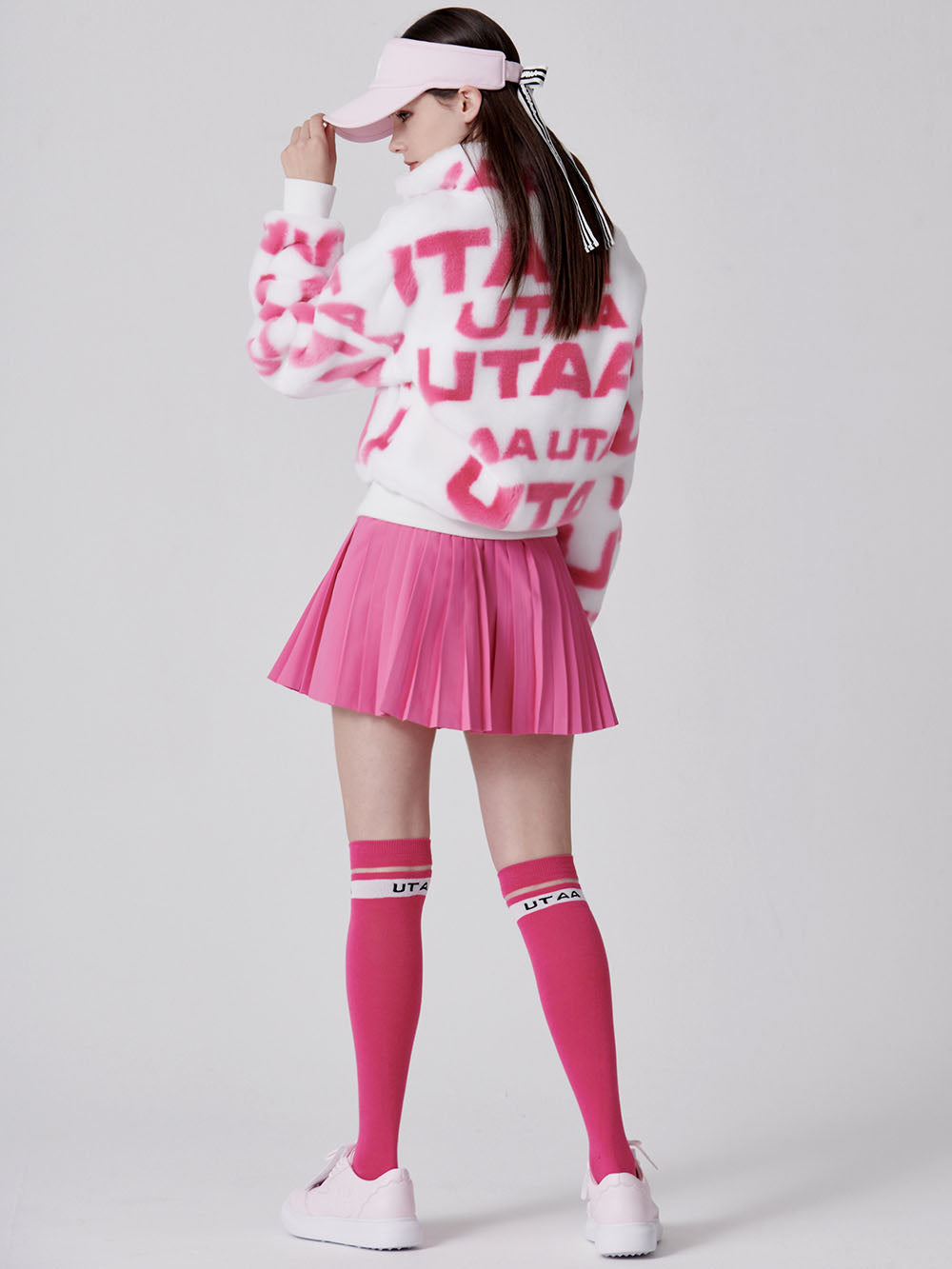 UTAA Signalロゴファージャケット ホワイト : Women's