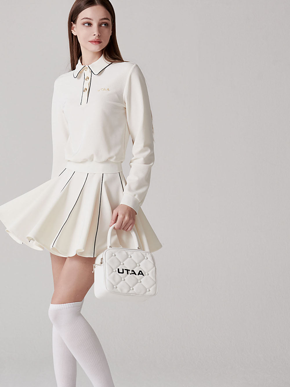 ユタ ドゥカートエンジェルラインフレアスカート