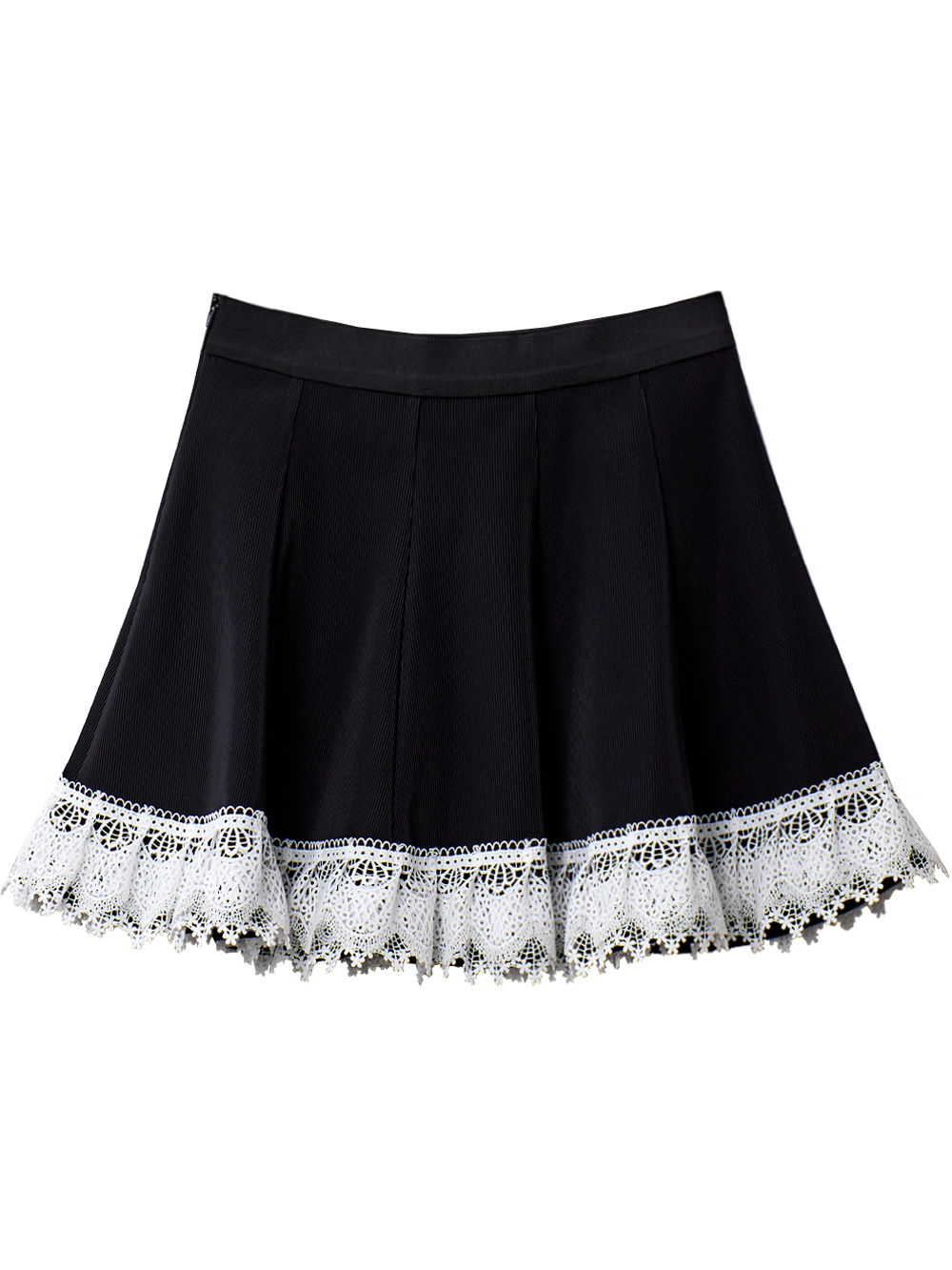 ユタ ノートルダムリボンレースフレアスカート