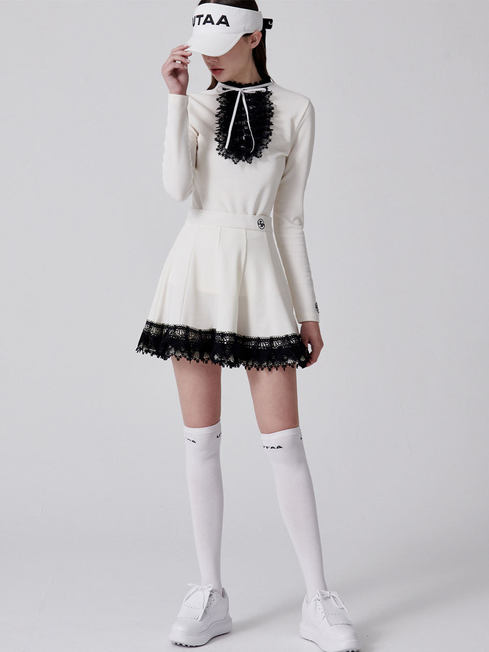 UTAA ノートルダムリボンレースフレアスリーブ