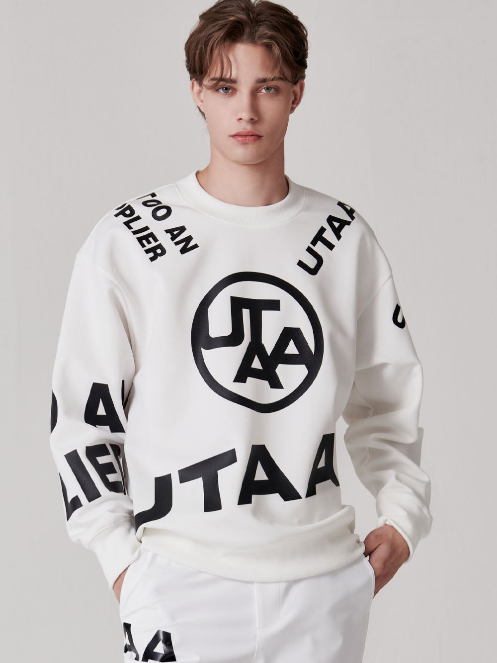 UTAA ロゴJengaNeopreneMTM ホワイト : Men's
