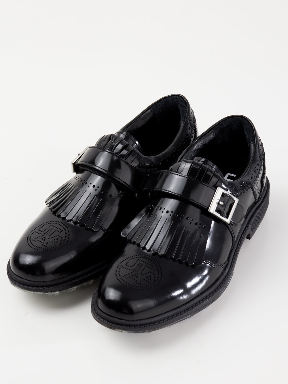 ユタ エナメルダービーパンチングゴルドスニーカー (女性用)