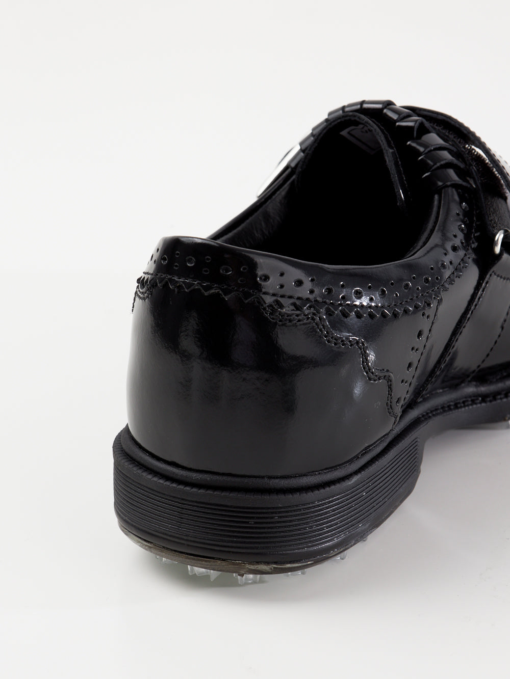 ユタ エナメルダービーパンチングゴルドスニーカー (女性用)