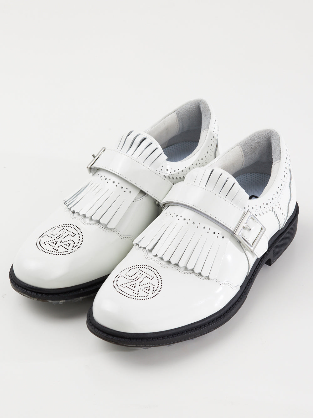 ユタ エナメルダービーパンチングゴルドスニーカー (女性用)