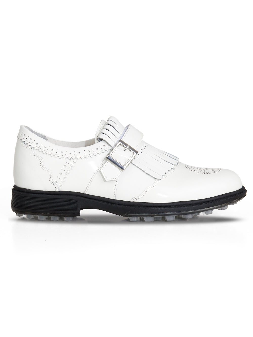 ユタ エナメルダービーパンチングゴルドスニーカー (女性用)