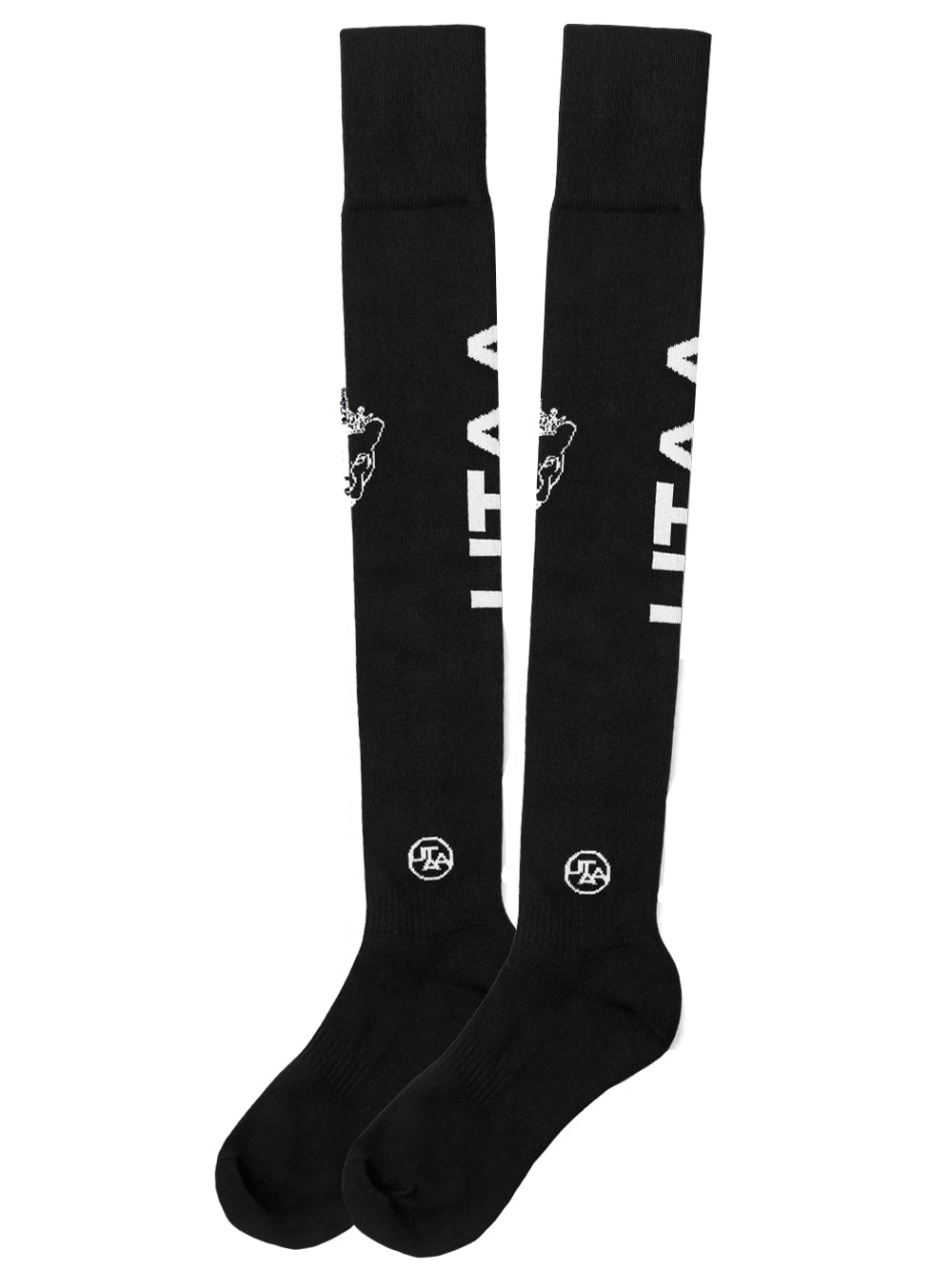 ユタ ネオンパンサーロゴオバーニーソックス