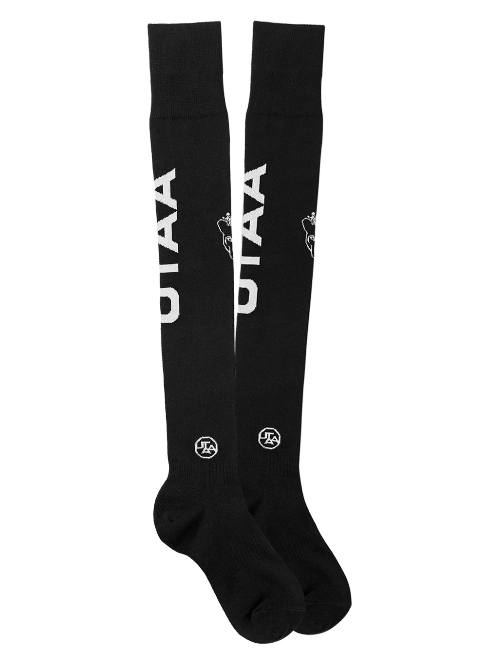 UTAA NeonパンサーロゴオーバーKneeソックス : Women's