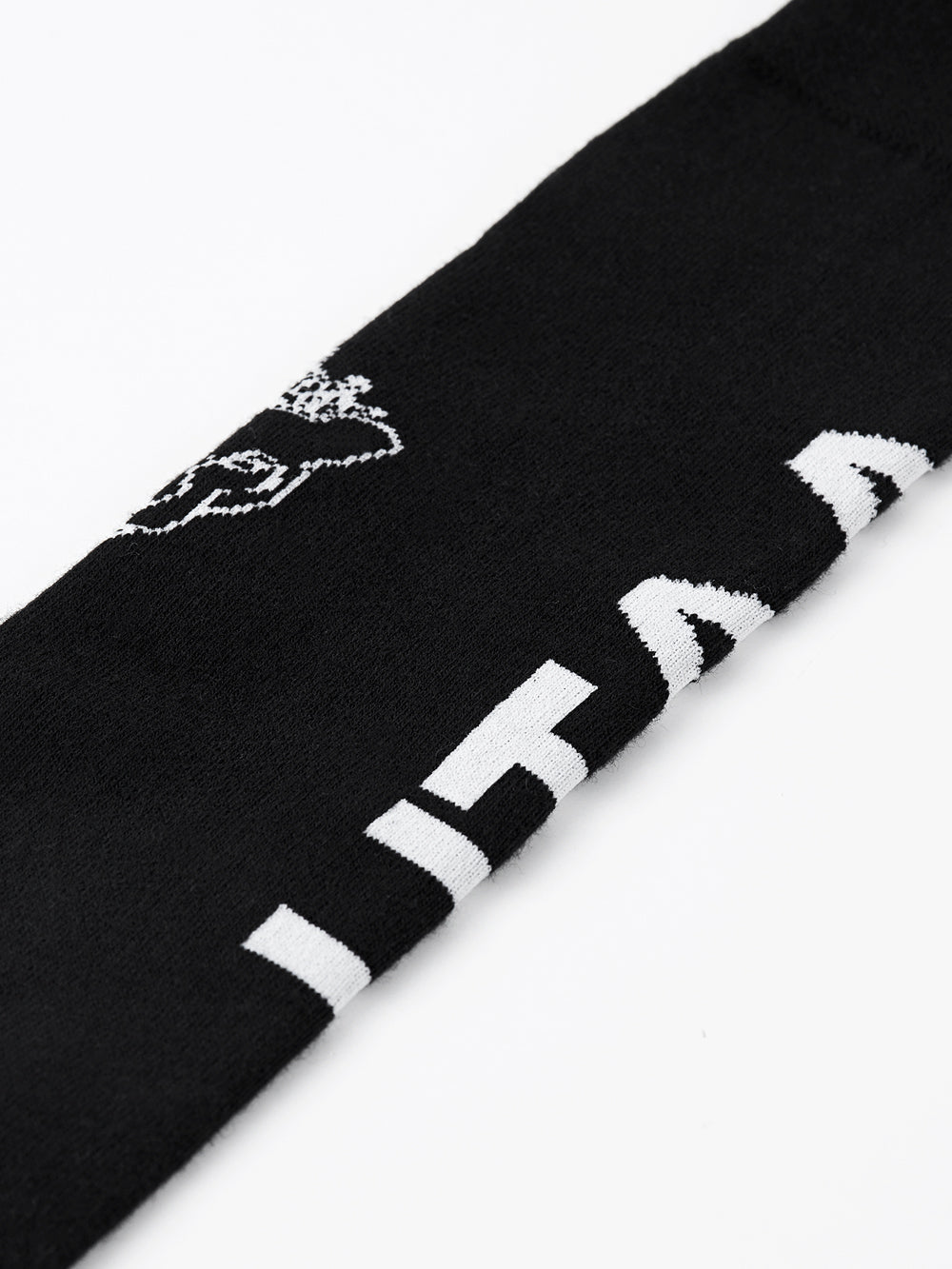 ユタ ネオンパンサーロゴオバーニーソックス