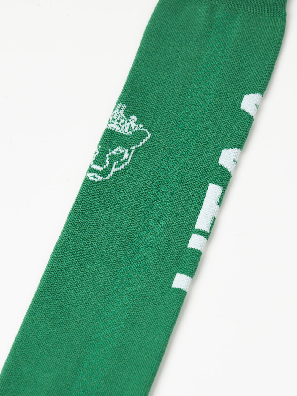 ユタ ネオンパンサーロゴオバーニーソックス