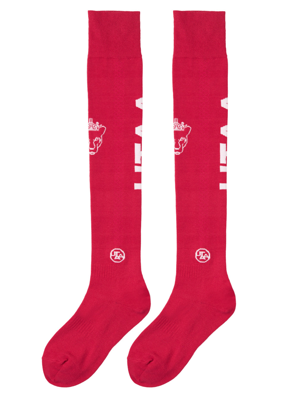 ユタ ネオンパンサーロゴオバーニーソックス