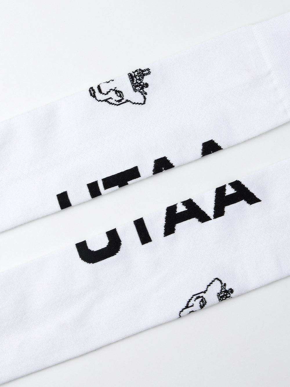 ユタ ネオンパンサーロゴオバーニーソックス