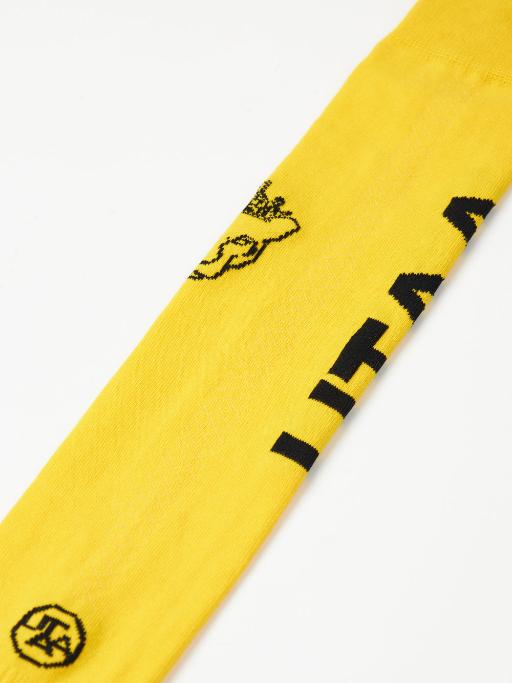 ユタ ネオンパンサーロゴオバーニーソックス