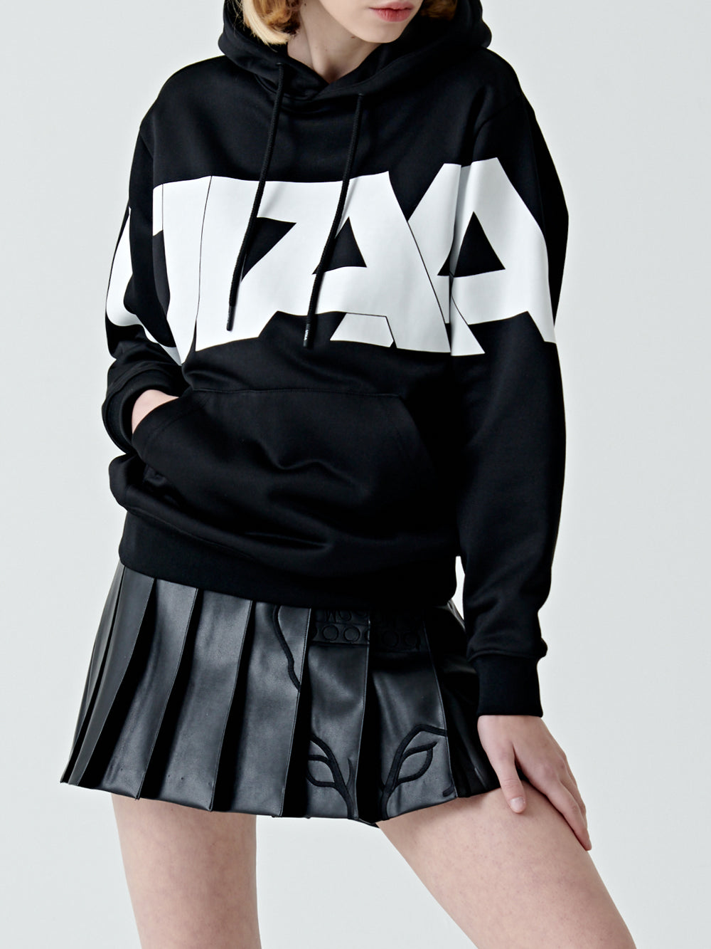 ユタ グロスィポリレザークラウンパンサースカート