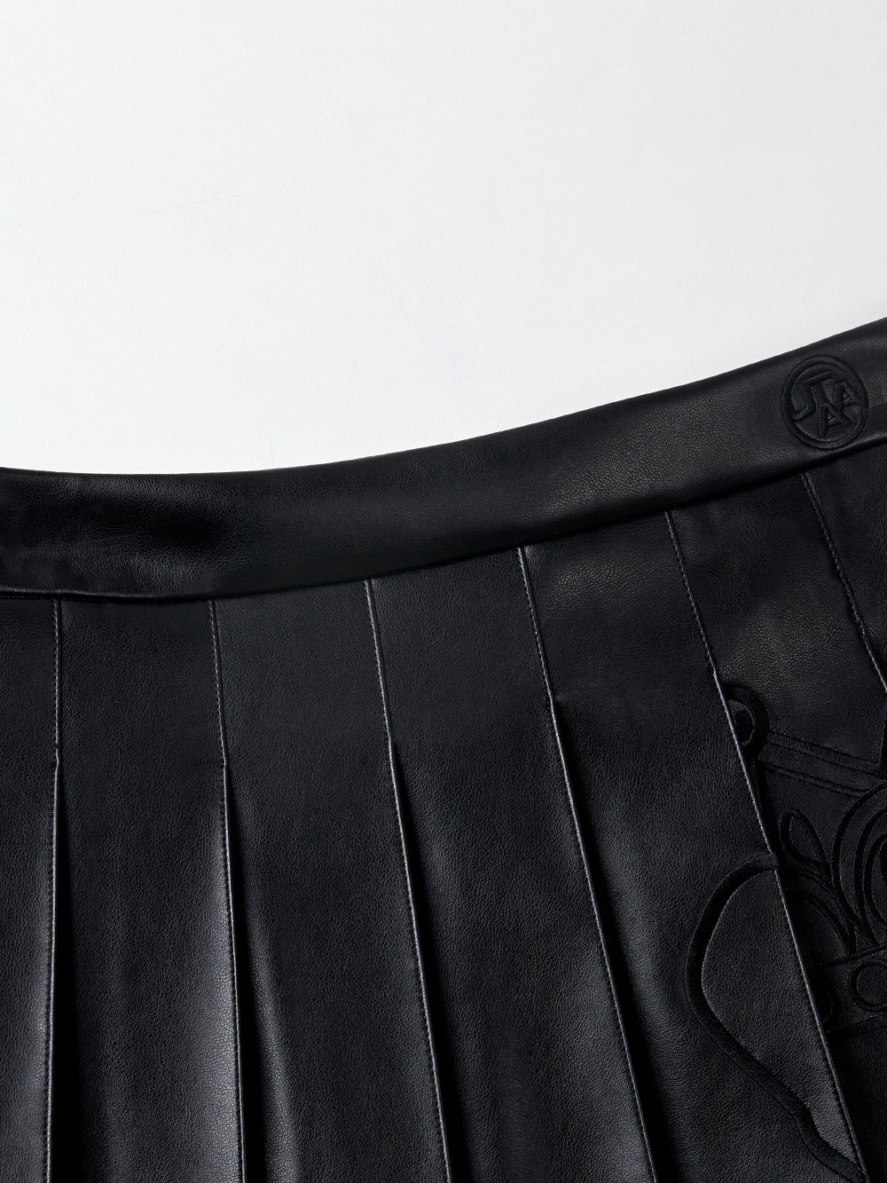 ユタ グロスィポリレザークラウンパンサースカート