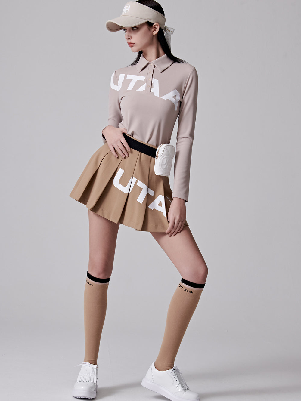 ユタ バウンスロゴベーシックスカート