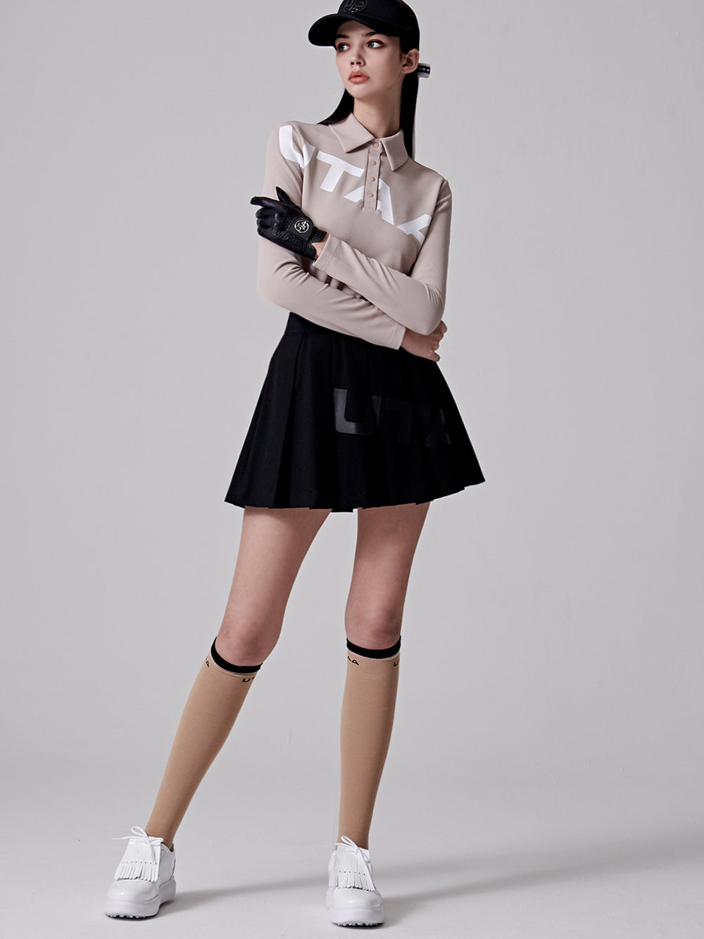 ユタ バウンスロゴベーシックスカート