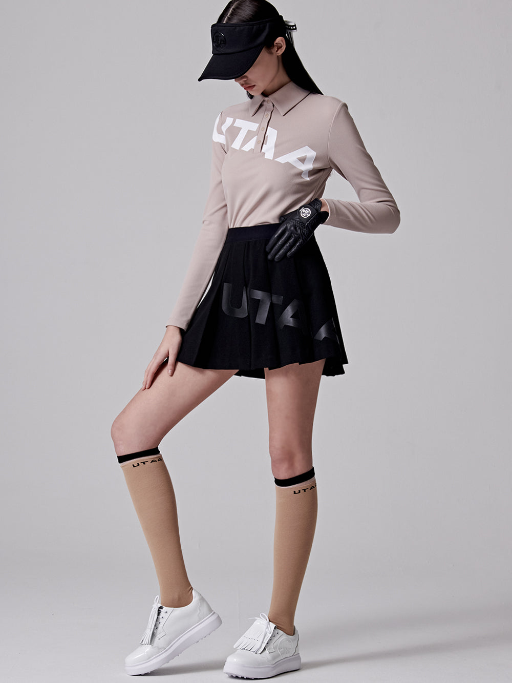 ユタ バウンスロゴベーシックスカート