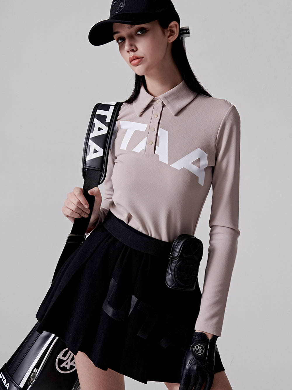 ユタ バウンスロゴベーシックスカート