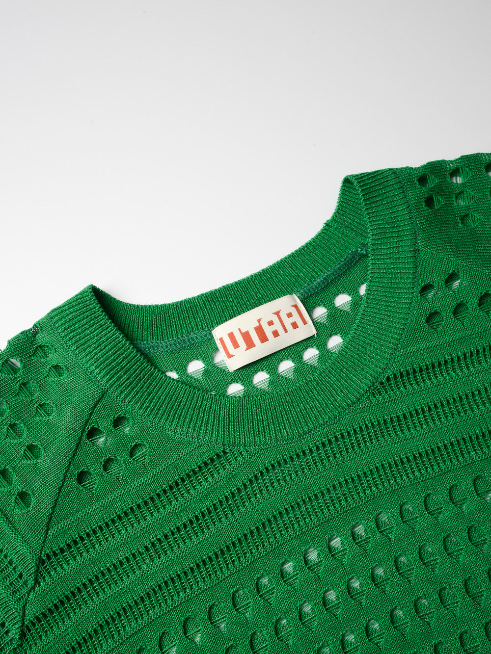UTAA パンチングストライプScasiニット : Women's