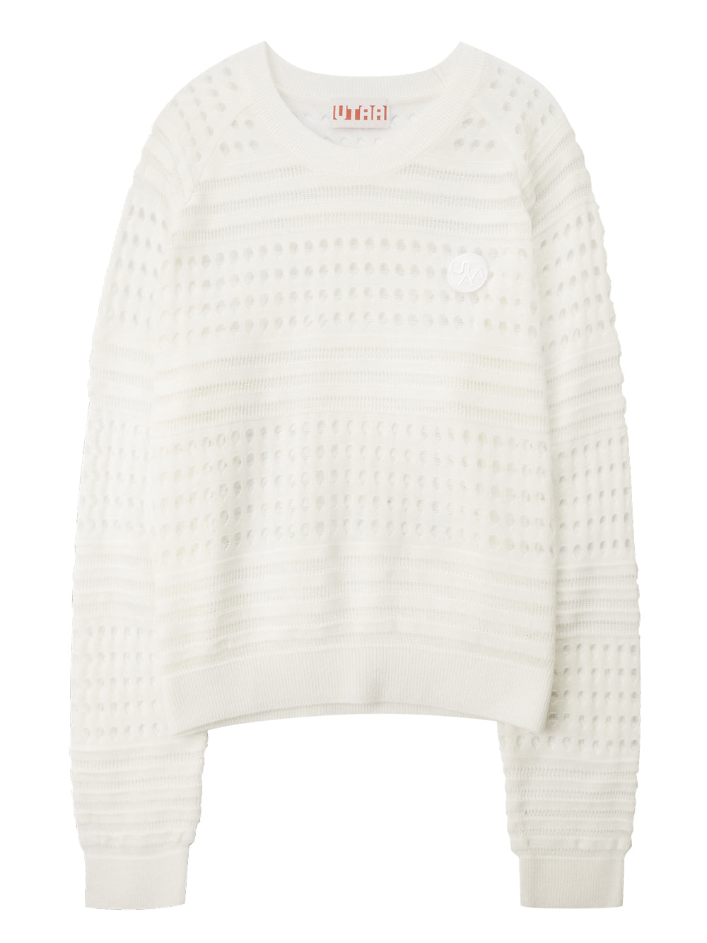 UTAA パンチングストライプScasiニット : Women's
