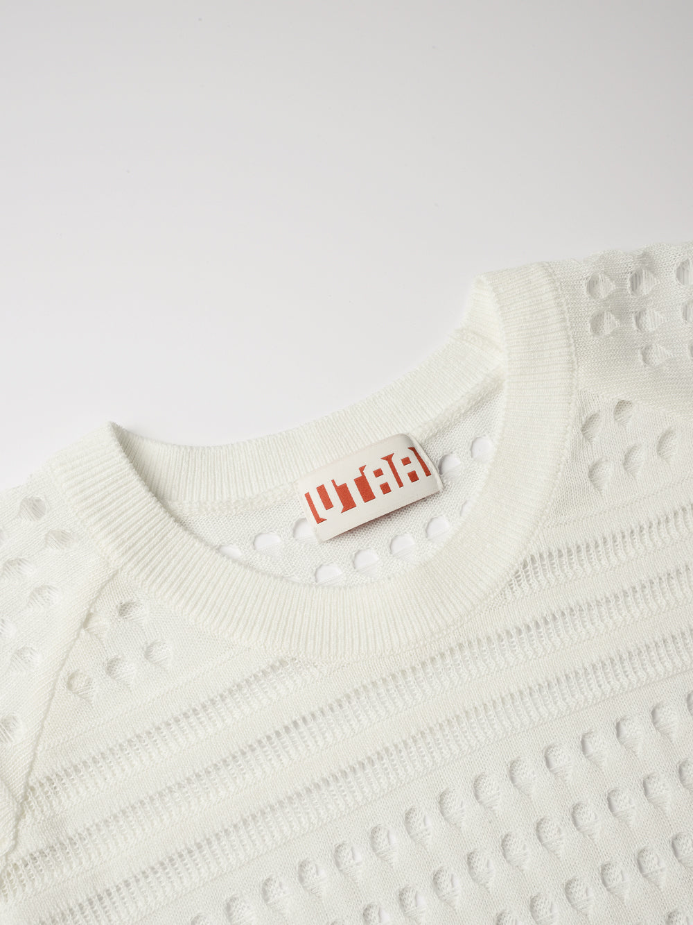 UTAA パンチングストライプScasiニット : Women's