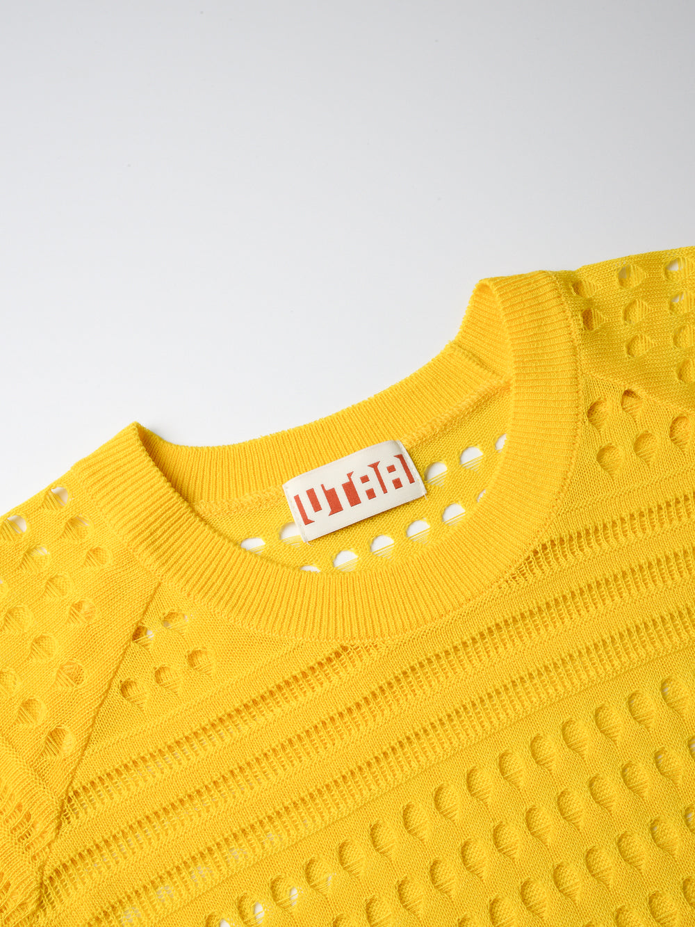 UTAA パンチングストライプScasiニット : Women's