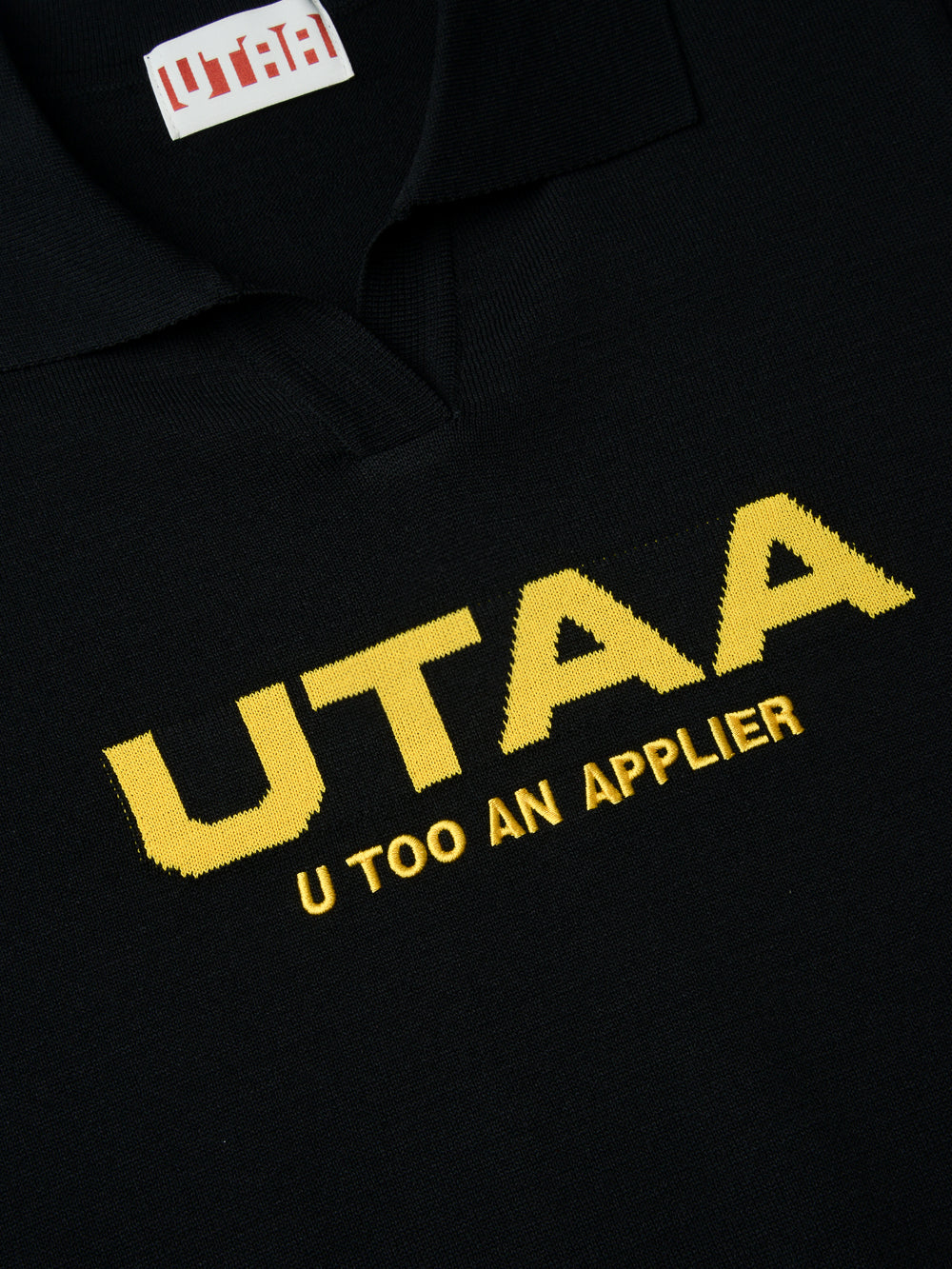 UTAA PuttロゴニットPKTシャツ ブラック : Women's