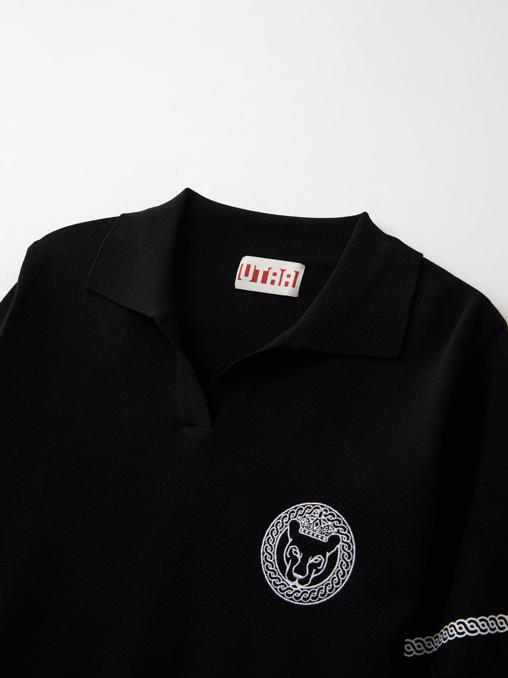 UTAA リングパンサーオープンニットPkTシャツBlack : Women's