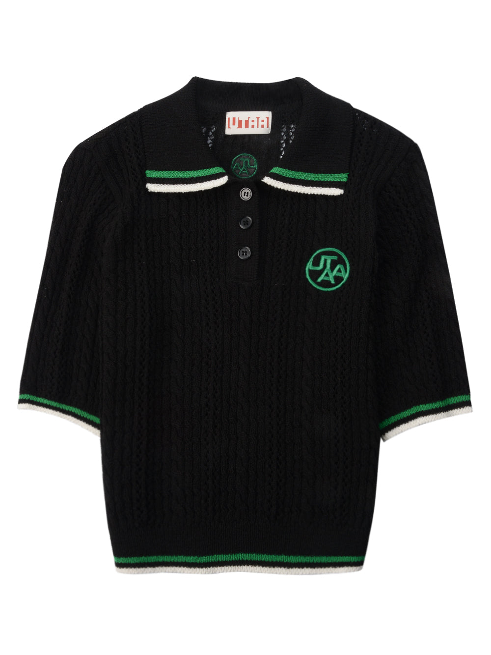 ユタ パットライン ポロニット スリーブ