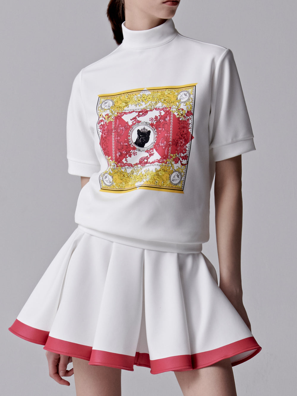 UTAA バロックNeopreneフレアスカート : Women's