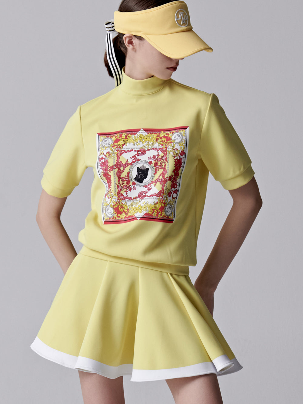 ユタ バロックネオプレンフレアスカート (女性用)