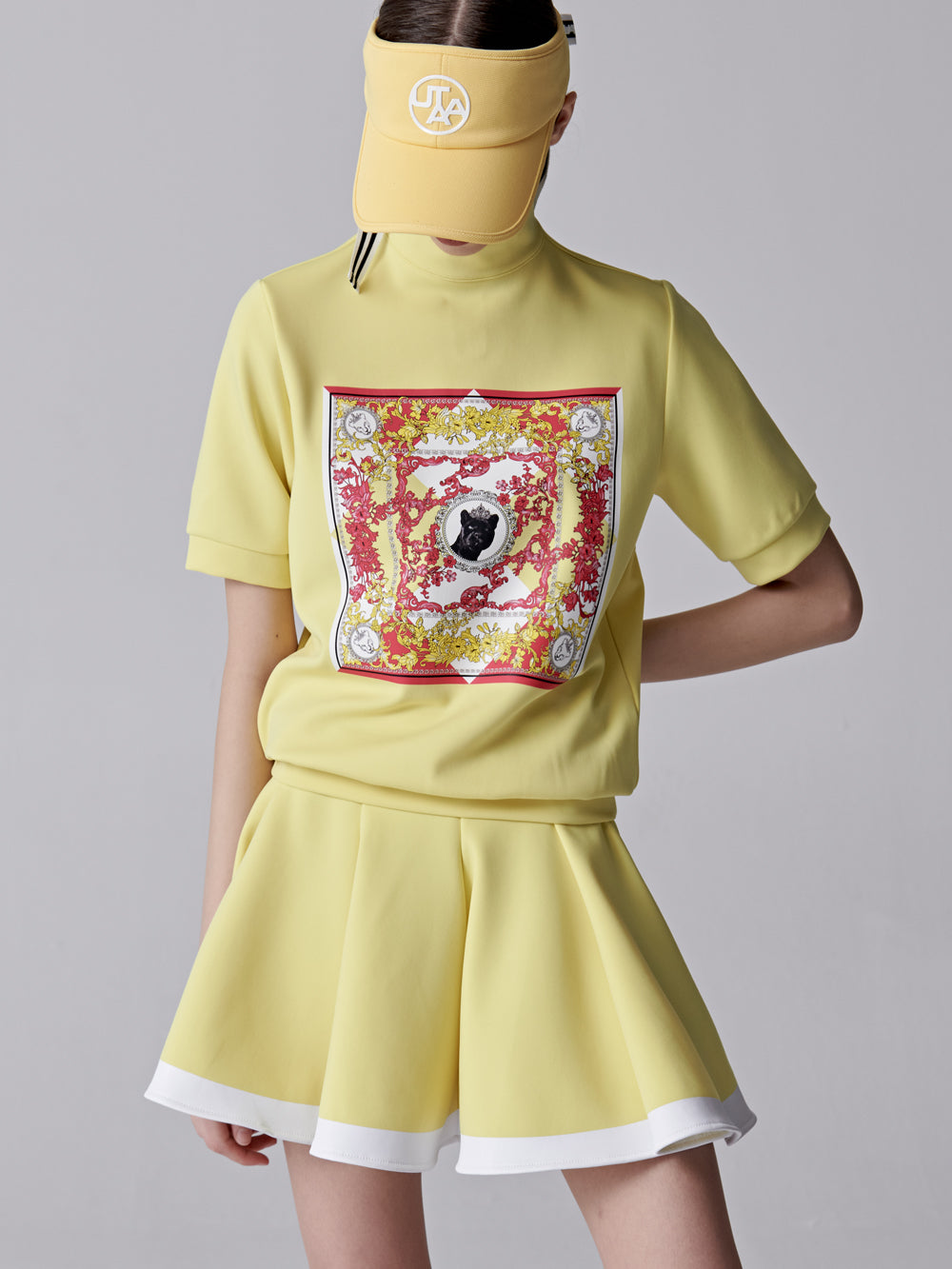 ユタ バロックネオプレンフレアスカート (女性用)