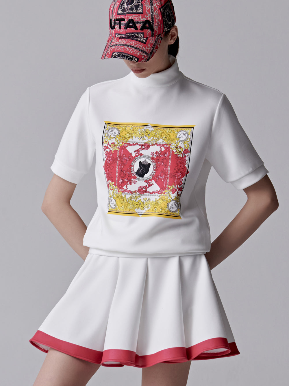 ユタ バロックネオプレンタートルネックTee (女性用)