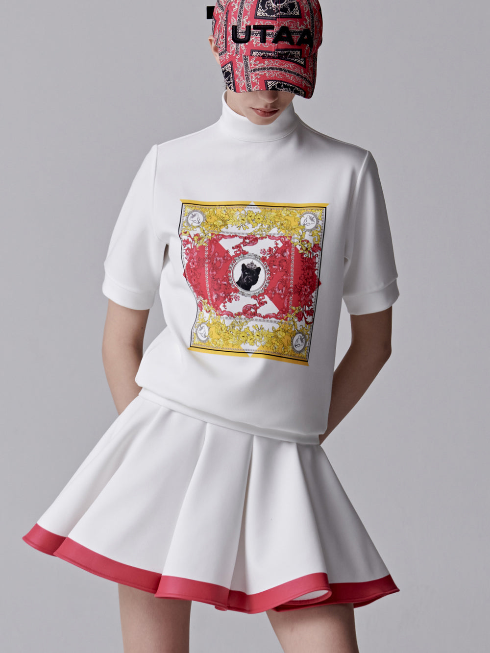 ユタ バロックネオプレンタートルネックTee (女性用)