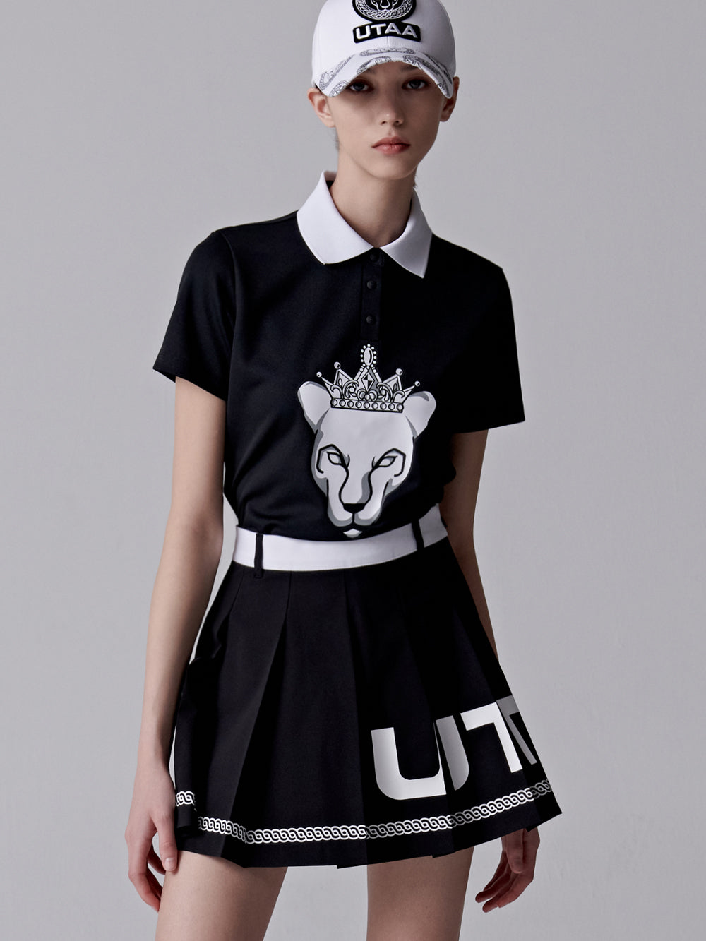 UTAA クラウンパンサーPkTシャツ ブラック : Women's