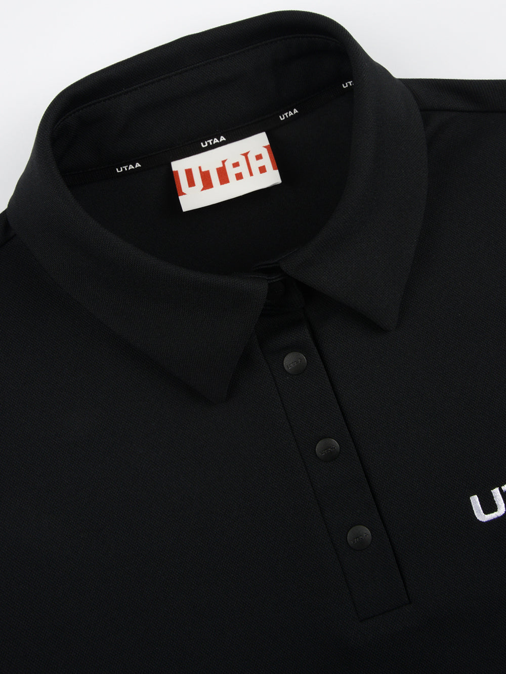 UTAA タグラインクラウンパンサーTシャツ ブラック:レディース