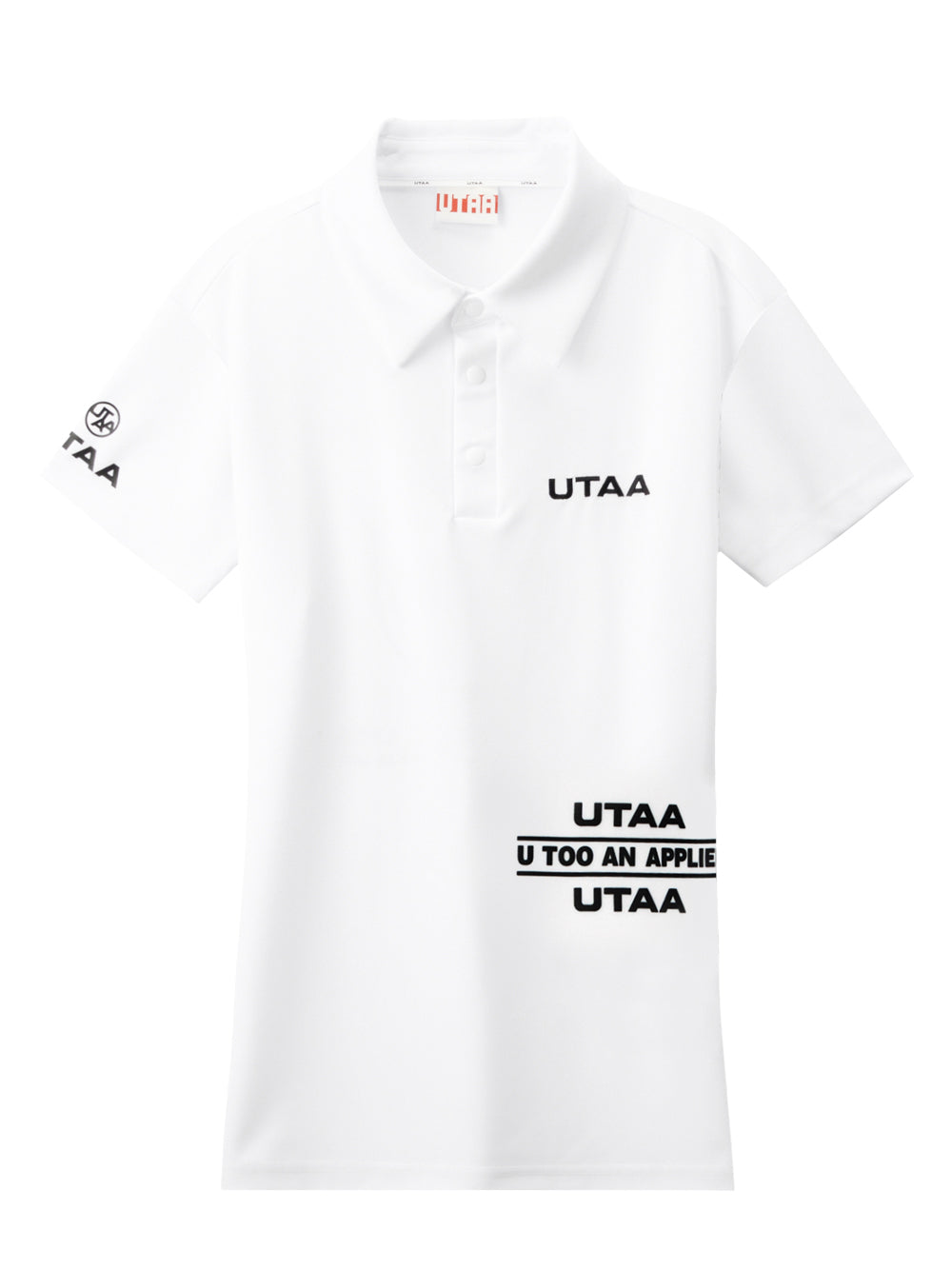 UTAA タグラインクラウンパンサーTシャツ ホワイト:レディース