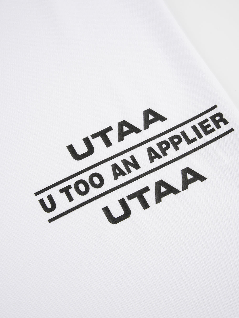 UTAA タグラインクラウンパンサーTシャツ ホワイト:レディース