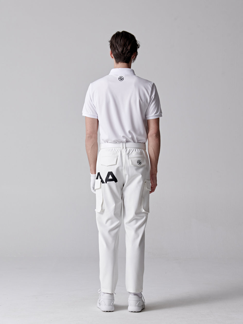 UTAA ロゴバウンスPKTシャツ ホワイト : Men's