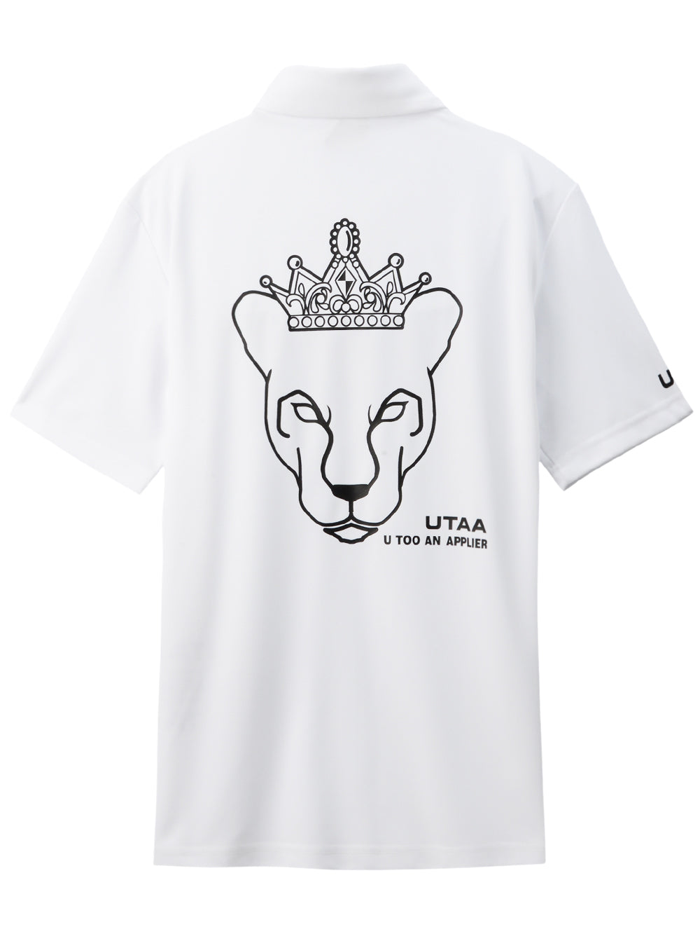 ユタ タグラインクラウンパンサーTシャツ (男性用)