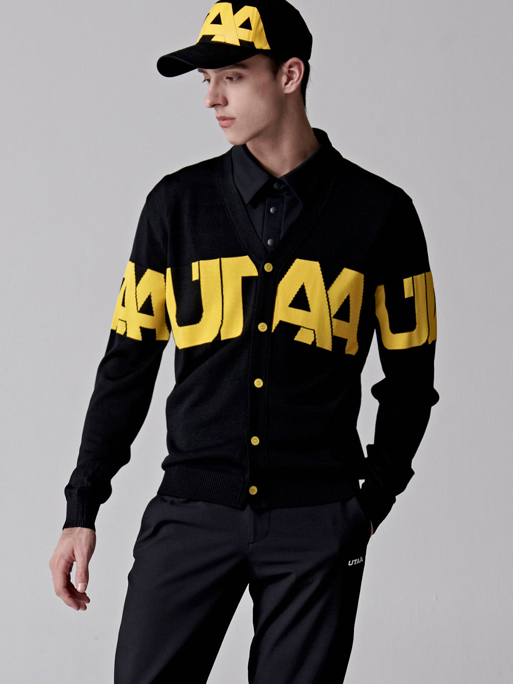 UTAA ミッドデーロゴニットカーディガン : men's