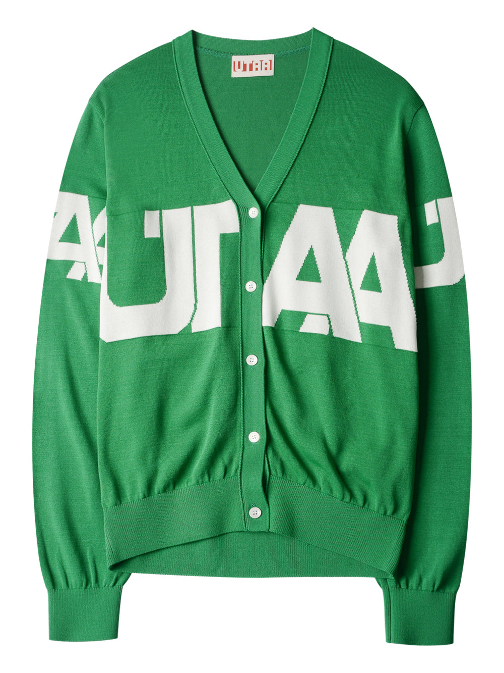 UTAA ミッドデーロゴニットカーディガン グリーン : Men's