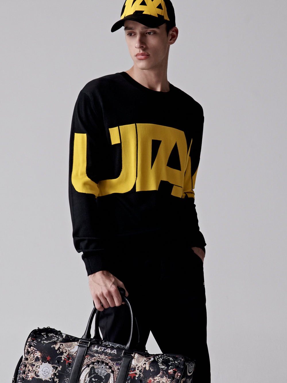 ユタ ミッドデーロゴニットプールオーバー (男性用)